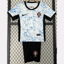 24-25 Portugal Away Kids Soccer Jersey