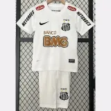 2012 Santos FC Home Kids Retro Soccer Jersey