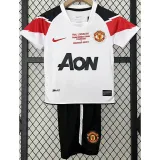 2010-2011 Man Utd Away Kids Retro Soccer Jersey (带决赛字)