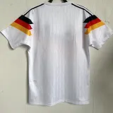 1990 Germany Home White Retro Soccer Jersey(队微位置)