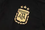 24-25 Argentina Black Half Pull Tracksuit (半拉链)