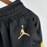 23-24 Cleveland Cavaliers Black Edition Top Quality NBA Pants (Trapeze Edition) 飞人版