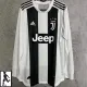 2018-2019 JUV Home Long Sleeve Retro Player Version Soccer Jersey (长袖)球员版