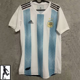 2018 Argentina Home Retro Player Version Soccer Jersey 球员版