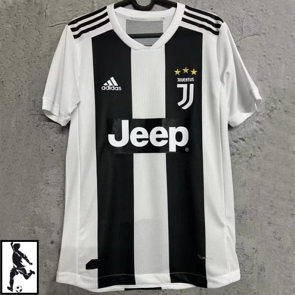 2018-2019 JUV Home Retro Player Version Soccer Jersey 球员版