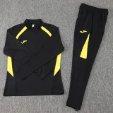2024 JOM Black Half Pull Tracksuit (半拉链)