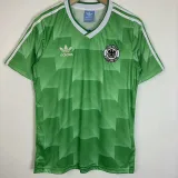 1988-1990 Germany Away Green Retro Soccer Jersey