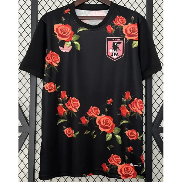 2023 Japan Black Special Edition Training Shirts (玫瑰花)