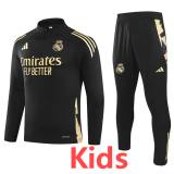 24-25 RMA Black Kids Half Pull Tracksuit (童装)(半拉链)