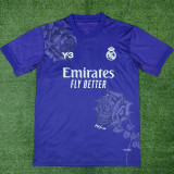 23-24 RMA Y-3 Purple Fans Soccer Jersey (胶标)