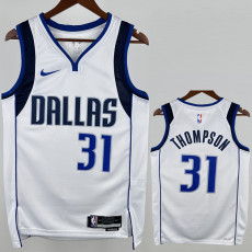 22-23 Dallas Mavericks THOMPSON #31 White Home Top Quality Hot Pressing NBA Jersey