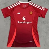 24-25 Man Utd Home Women Soccer Jersey (女)