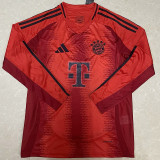 24-25 Bayern Home Long Sleeve Soccer Jersey (长袖)