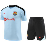 24-25 BAR Light blue Training Short Suit