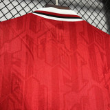 1992-1994 Man Utd Home Retro Soccer Jersey (胸前带绳)
