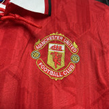 1992-1994 Man Utd Home Retro Soccer Jersey (胸前带绳)