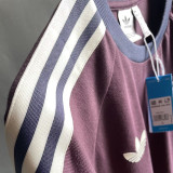 2024 Spain Claret red Casual Retro Edition T-Shirts (High Quality)