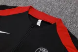 24-25 PSG Black Kids Half Pull Tracksuit (童装)(半拉链)