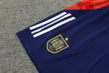 24-25 Spain Royal blue Tank top and shorts suit