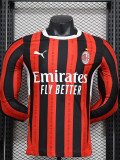 24-25 ACM Home Long Sleeve Player Version Soccer Jersey (长袖球员)