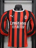 24-25 ACM Home Long Sleeve Player Version Soccer Jersey (长袖球员)