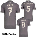 24-25 RMA Third 1:1 Fans Soccer Jersey