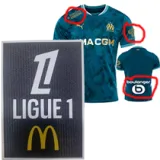24-25 Marseille Away Player Version Soccer Jersey (Print all Sponsor)