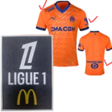 24-25 Marseille Third Player Version Soccer Jersey (Print all Sponsor)