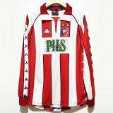 1999-2001 Crvena Zvezda Home Long Sleeve Retro Soccer Jersey (长袖) *红星队