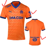 24-25 Marseille Third Player Version Soccer Jersey (Print all Sponsor)