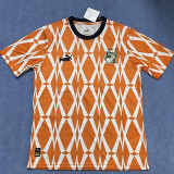 23-24 Ivory Coast Orange Special Edition Fans Soccer Jersey