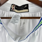 23-24 TIMBERWOLVES White City Edition Top Quality NBA Pants