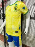 24-25 Brazil Yellow Special Edition Kids Soccer Jersey *耶稣