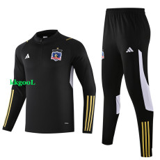 24-25 Colo-Colo Black Half Pull Tracksuit (半拉链)