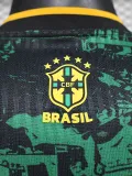 24-25 Brazil Green Black Special Edition Player Version Soccer Jersey