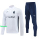24-25 Marseille White Half Pull Tracksuit (半拉链)