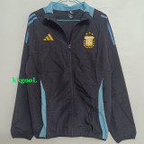 24-25 Argentina Black Windbreaker