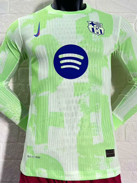 24-25 BAR Third Long Sleeve Player Version Soccer Jersey (长袖球员)