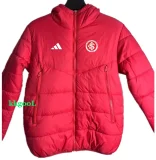 24-25 Internacional Red Hooded Cotton Coat #棉衣