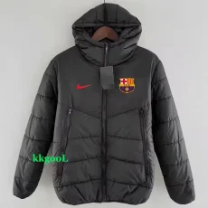 24-25 BAR Black Hooded Cotton Coat #棉衣