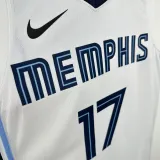 22-23 Grizzlies KAWAMURA #17 White Top Quality Hot Pressing NBA Jersey