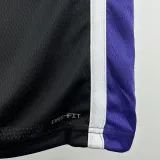 23-24 Kings SABONIS #11 Black Top Quality Hot Pressing NBA Jersey
