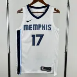 22-23 Grizzlies KAWAMURA #17 White Top Quality Hot Pressing NBA Jersey