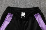 24-25 Germany Black Hoodie Half Pull Tracksuit #F595半拉连帽