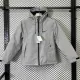 2024 NK Cotton Thickened warm Grey Outdoor Jackets #A801加棉冲锋衣