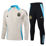 24-25 Argentina Khaki Jacket Tracksuit #A759(蓝领)