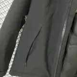 2024 DST Cotton Thickened warm Black Outdoor Jackets #A802加棉冲锋衣