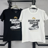 T129 Jordan Black High Quality Casual T-Shirt