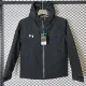 2024 UA Cotton Thickened warm Black Outdoor Jackets #A803加棉冲锋衣