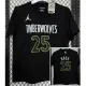 T181 Timberwolves ROSE #25 Black High Quality Casual T-Shirt